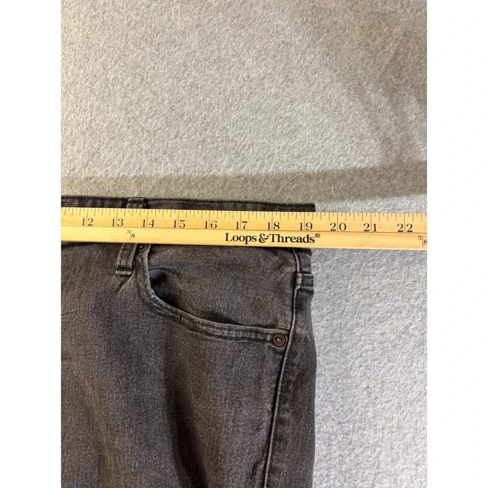 Gap Mens Black Skinny Jeans 38x32 Black Rinse Stretch‎ Denim S/447564-00